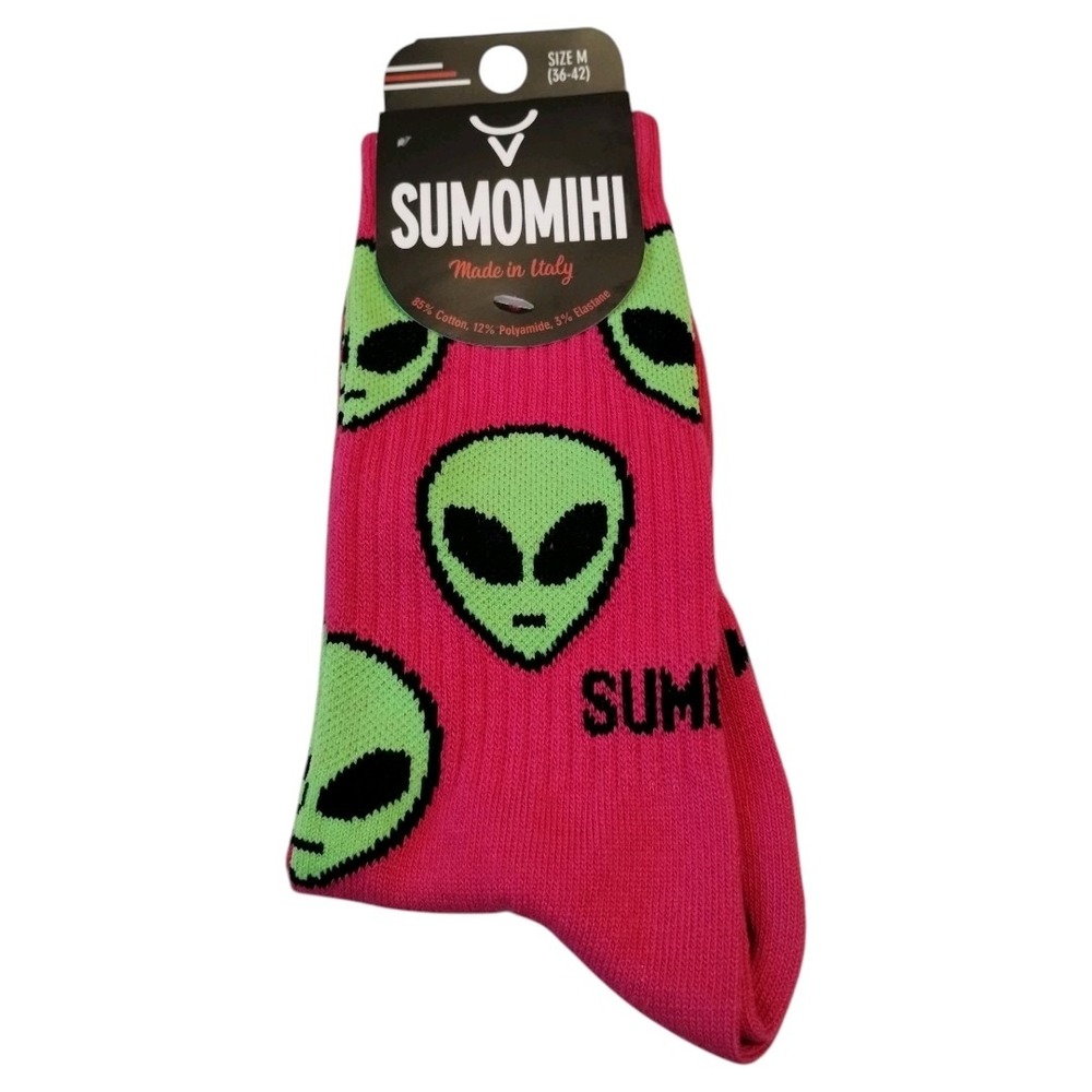 Sumomihi Alien Head socks Unisex M